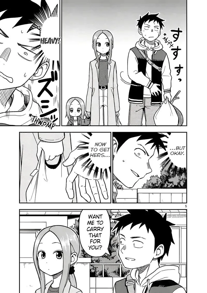 Karakai Jouzu no (Moto) Takagi-san Chapter 125 page 5
