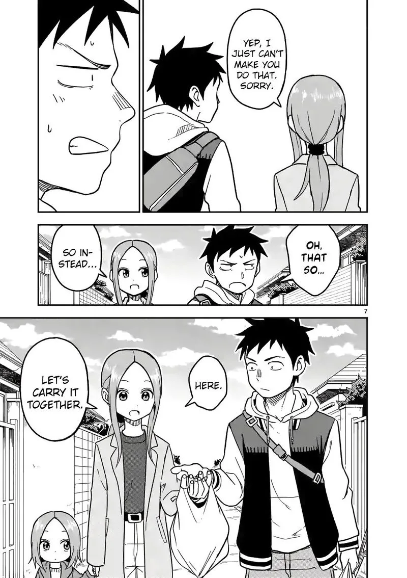 Karakai Jouzu no (Moto) Takagi-san Chapter 125 page 7
