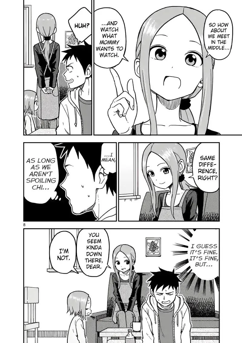 Karakai Jouzu no (Moto) Takagi-san Chapter 126 page 8