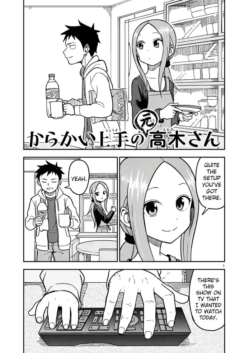 Karakai Jouzu no (Moto) Takagi-san Chapter 126 page 1