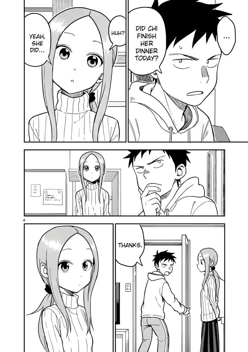 Karakai Jouzu no (Moto) Takagi-san Chapter 127 page 4