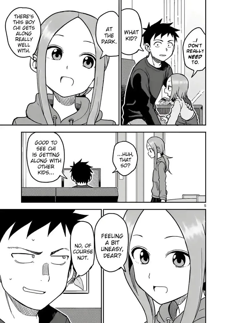 Karakai Jouzu no (Moto) Takagi-san Chapter 128 page 5