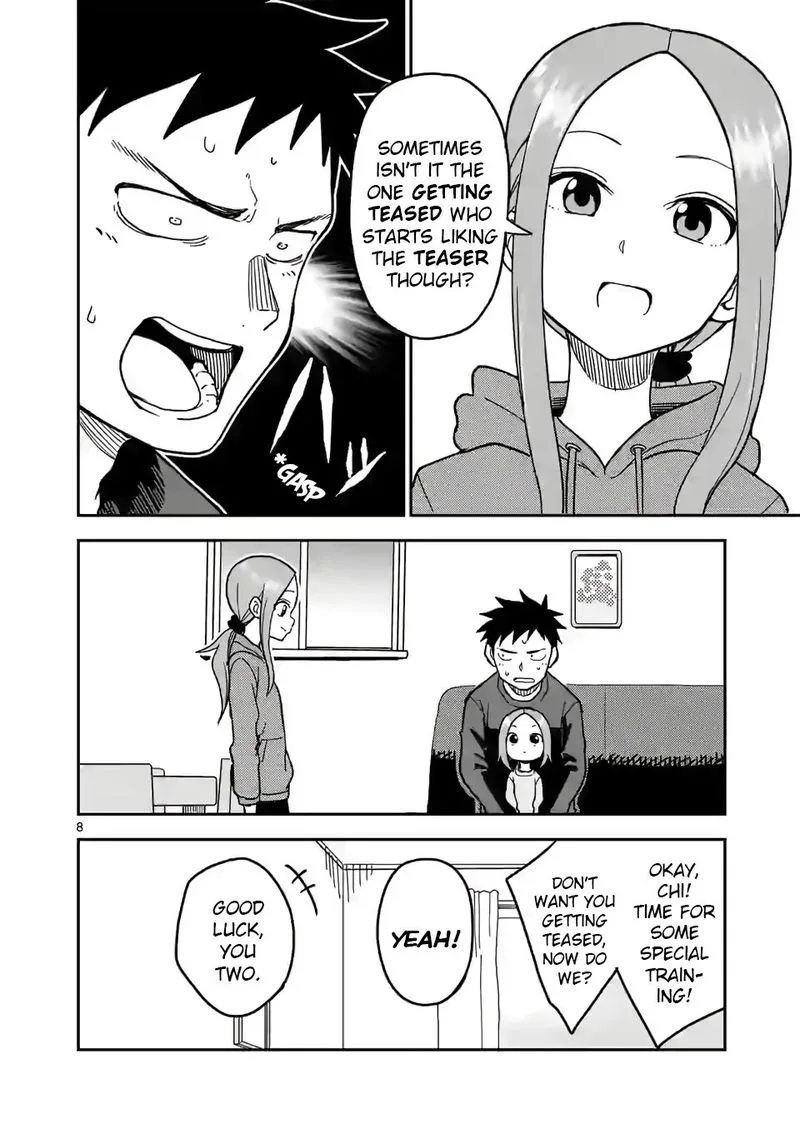 Karakai Jouzu no (Moto) Takagi-san Chapter 128 page 8