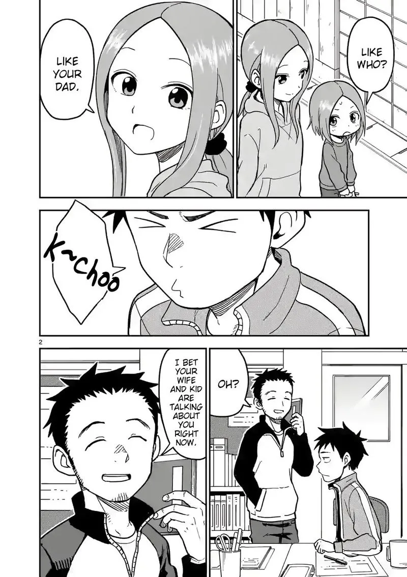 Karakai Jouzu no (Moto) Takagi-san Chapter 129 page 2
