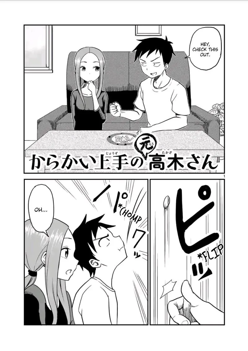 Karakai Jouzu no (Moto) Takagi-san Chapter 13 page 1