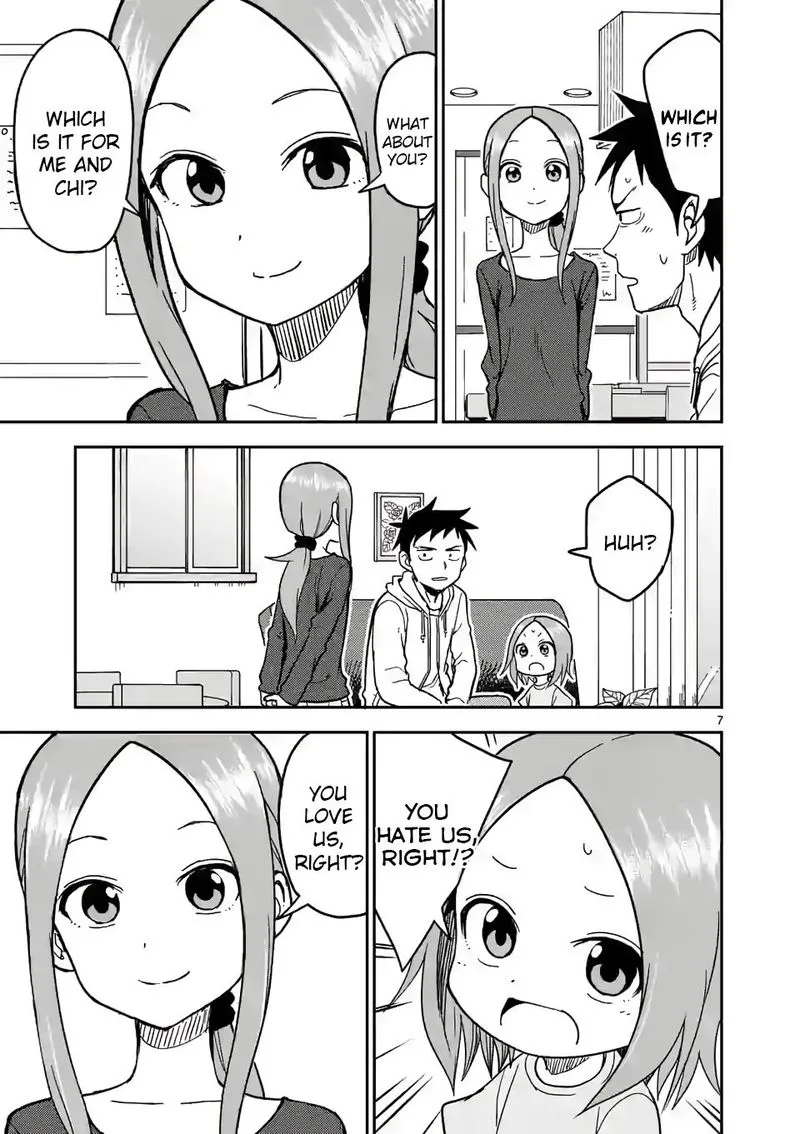 Karakai Jouzu no (Moto) Takagi-san Chapter 130 page 7