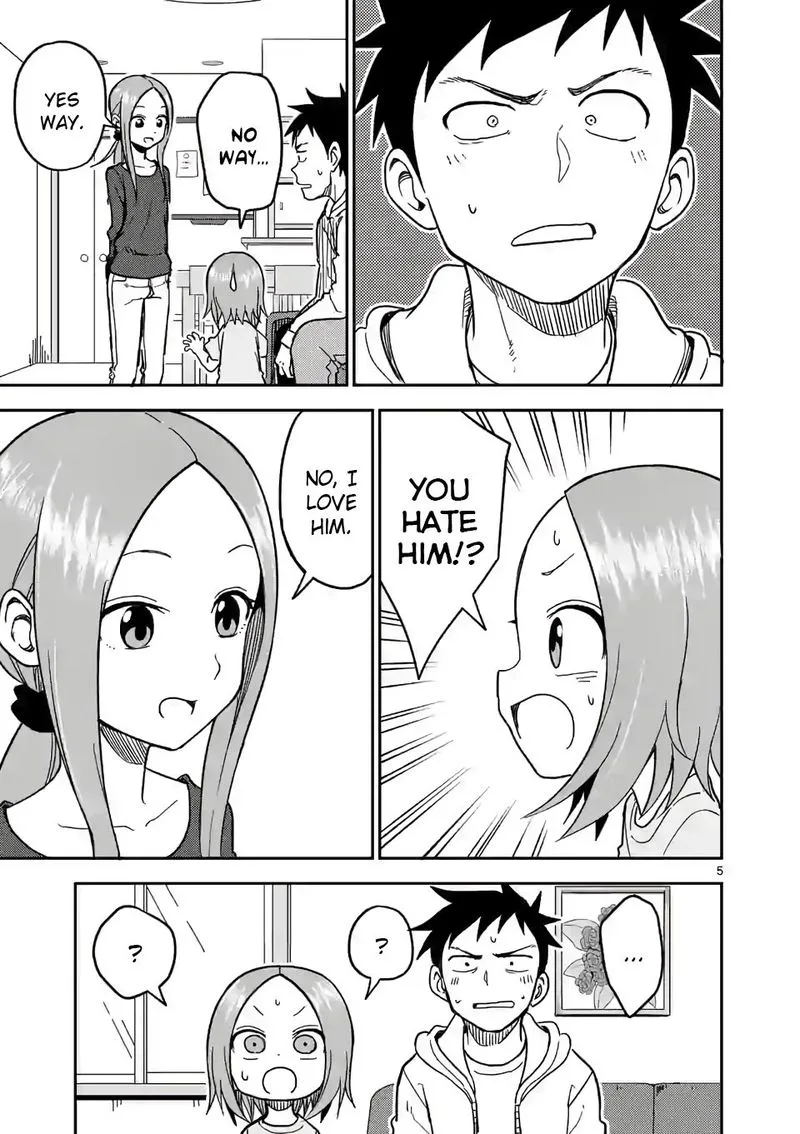 Karakai Jouzu no (Moto) Takagi-san Chapter 130 page 5