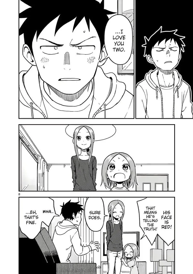 Karakai Jouzu no (Moto) Takagi-san Chapter 130 page 8