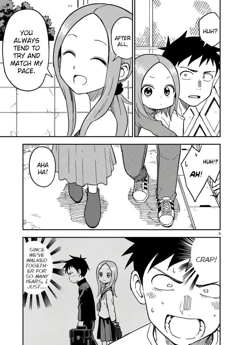 Karakai Jouzu no (Moto) Takagi-san Chapter 132 page 5