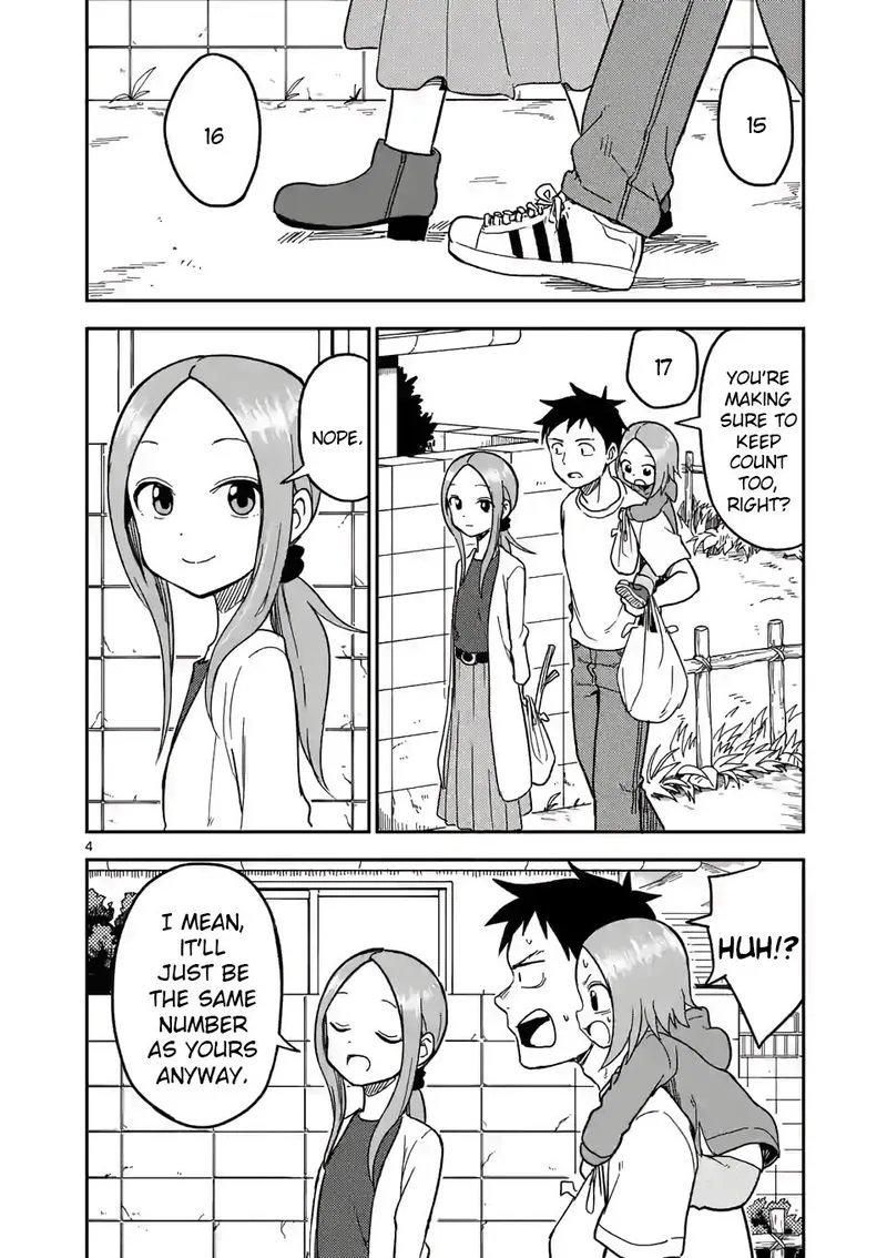 Karakai Jouzu no (Moto) Takagi-san Chapter 132 page 4