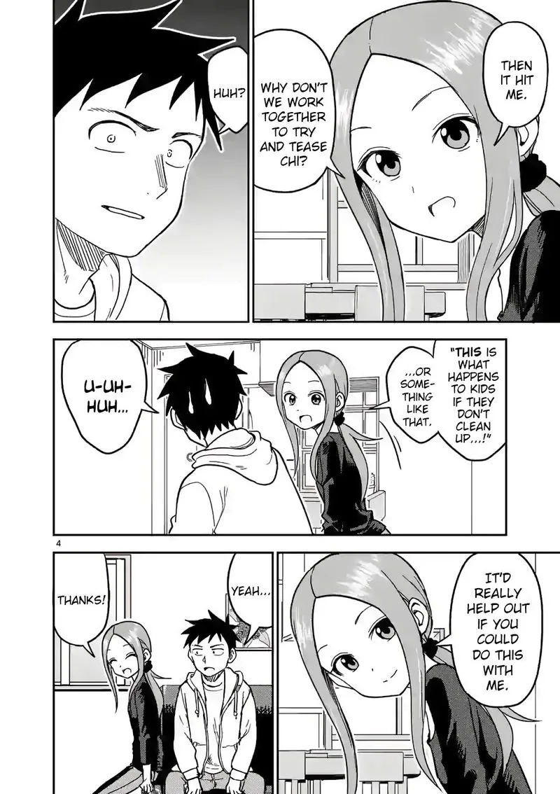Karakai Jouzu no (Moto) Takagi-san Chapter 133 page 4