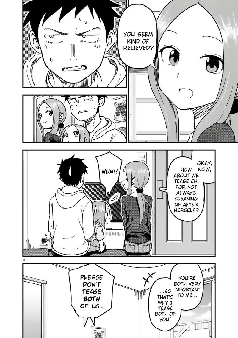 Karakai Jouzu no (Moto) Takagi-san Chapter 133 page 8