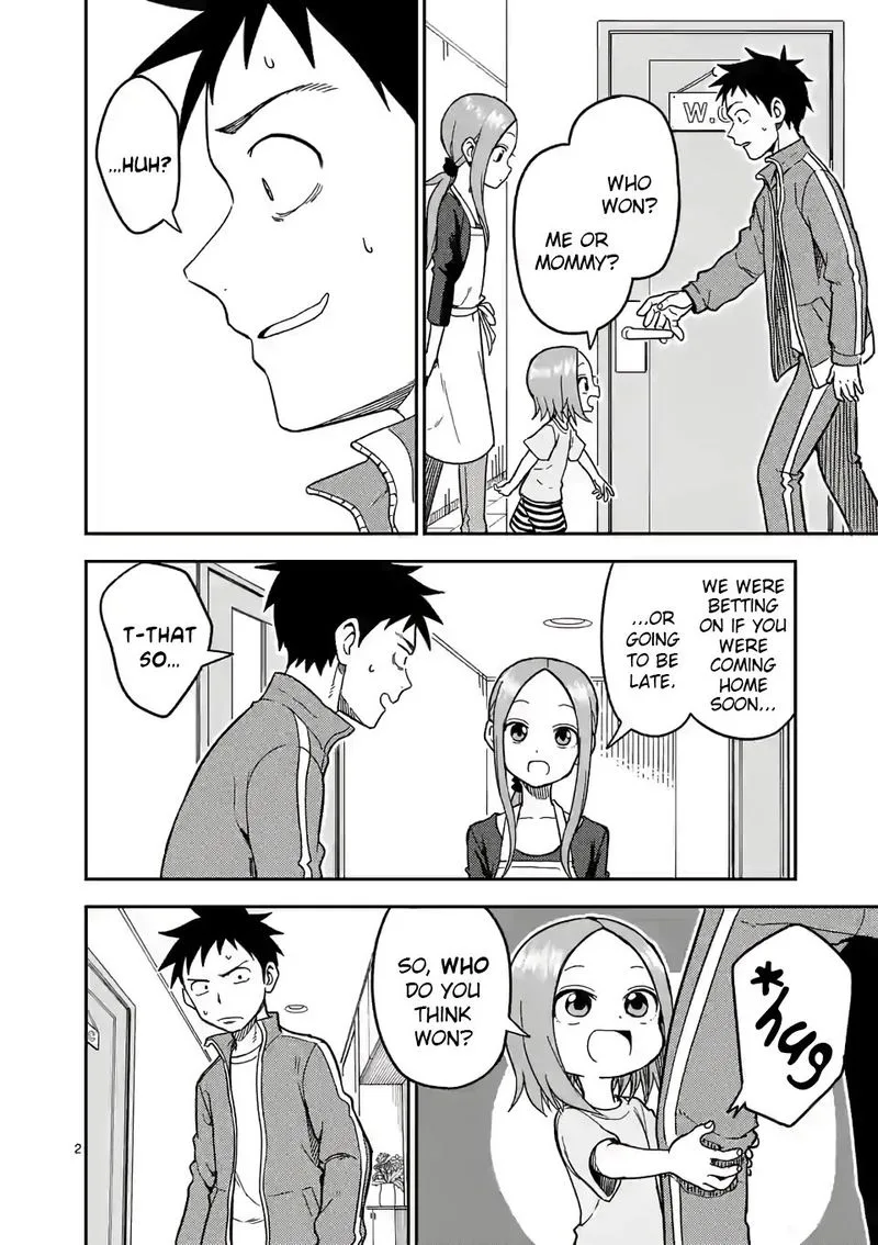 Karakai Jouzu no (Moto) Takagi-san Chapter 134 page 2