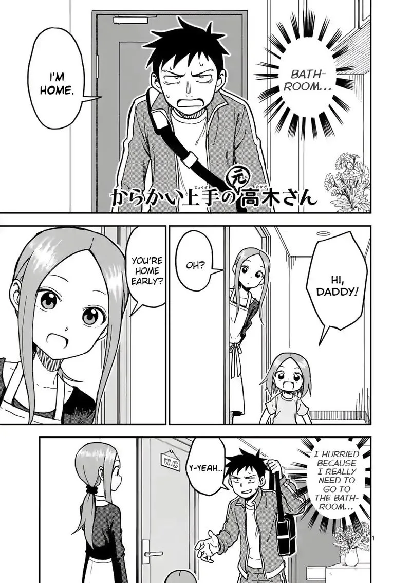 Karakai Jouzu no (Moto) Takagi-san Chapter 134 page 1