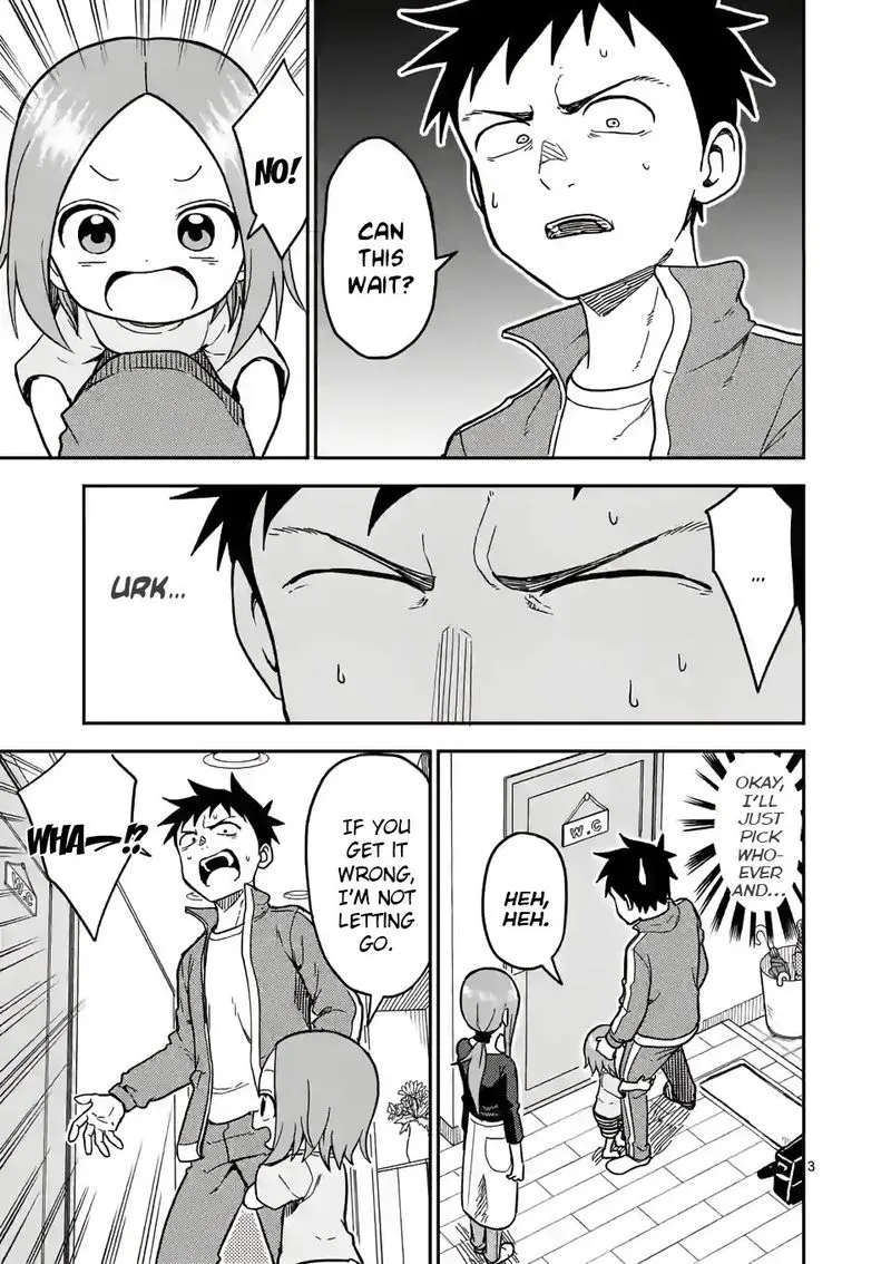 Karakai Jouzu no (Moto) Takagi-san Chapter 134 page 3