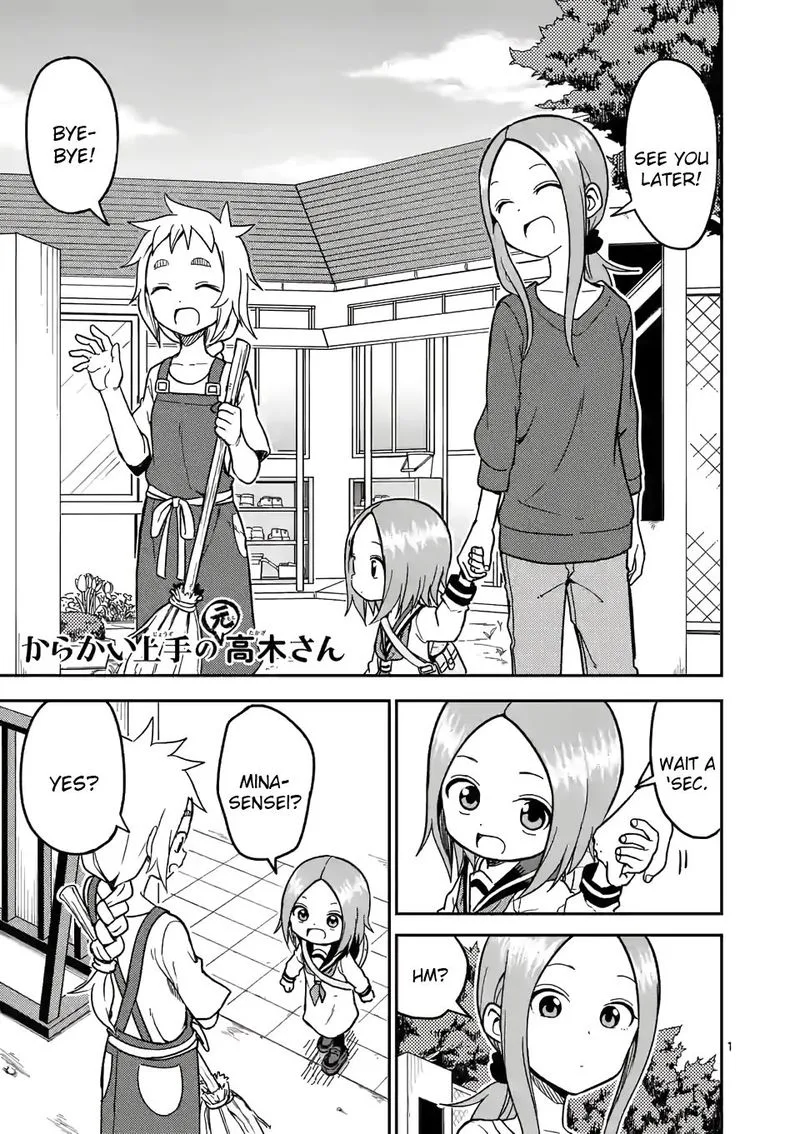 Karakai Jouzu no (Moto) Takagi-san Chapter 135 page 1