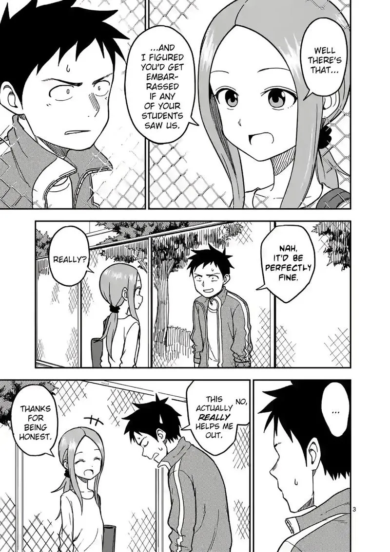 Karakai Jouzu no (Moto) Takagi-san Chapter 136 page 3