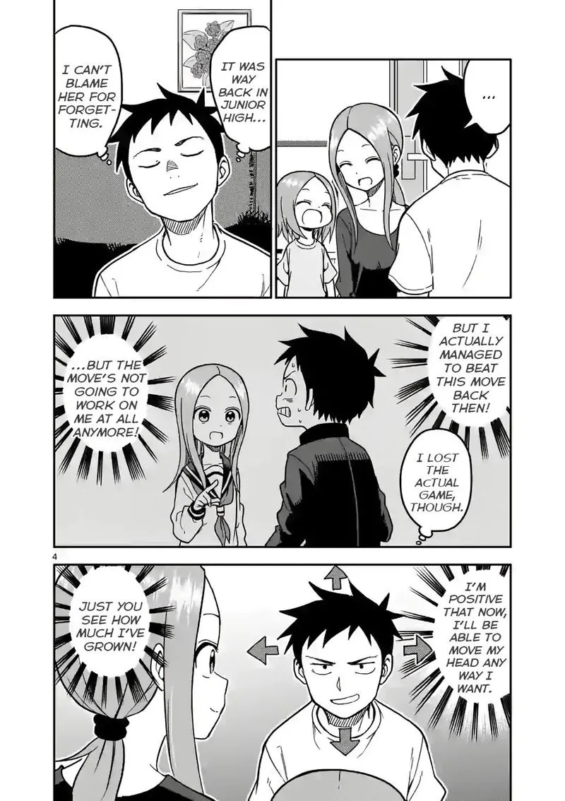 Karakai Jouzu no (Moto) Takagi-san Chapter 137 page 4