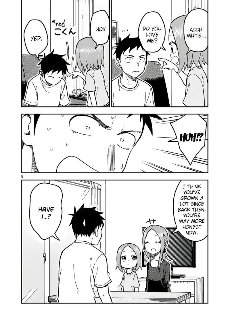 Karakai Jouzu no (Moto) Takagi-san Chapter 137 page 8