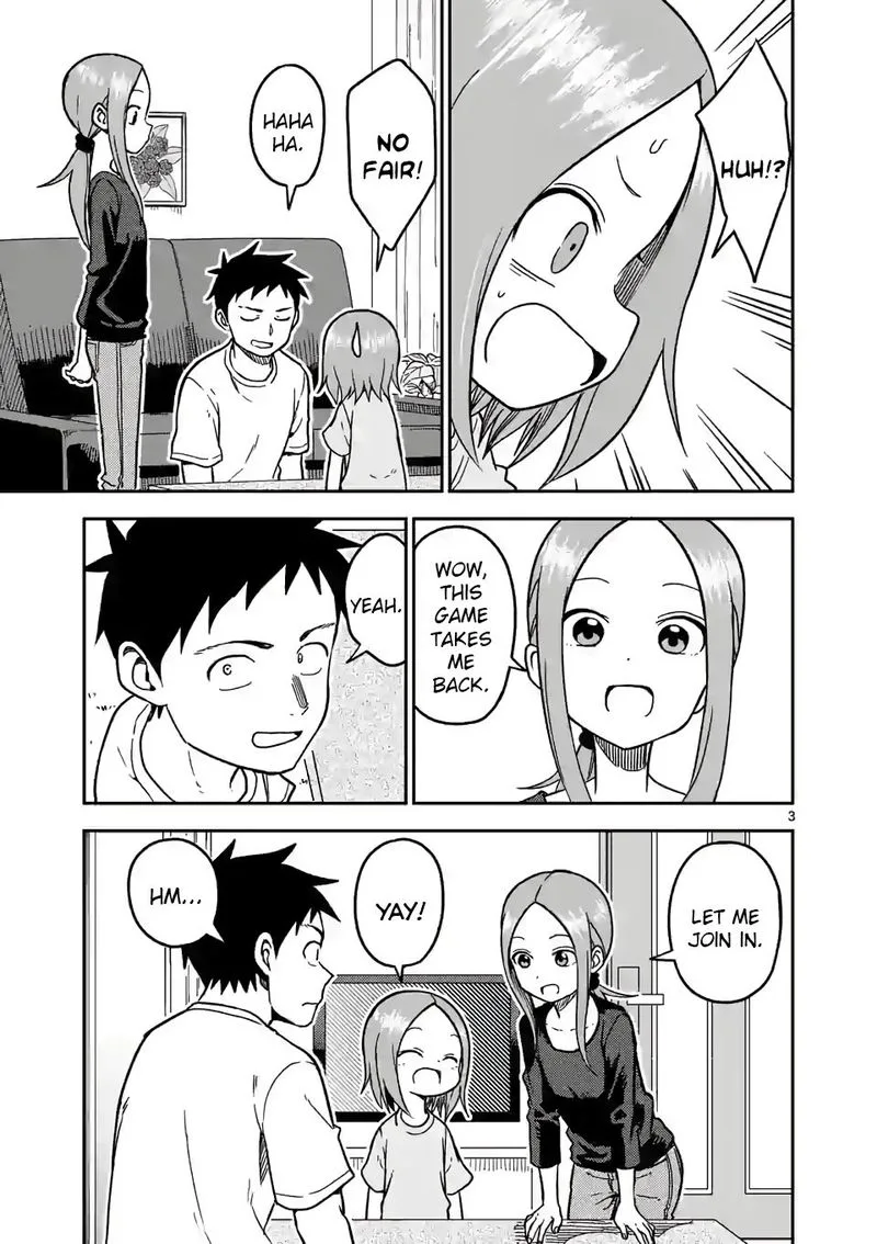 Karakai Jouzu no (Moto) Takagi-san Chapter 137 page 3