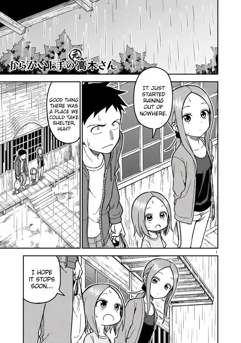 Karakai Jouzu no (Moto) Takagi-san Chapter 138 page 1
