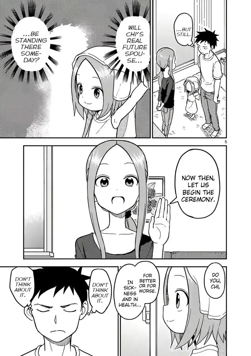 Karakai Jouzu no (Moto) Takagi-san Chapter 139 page 5