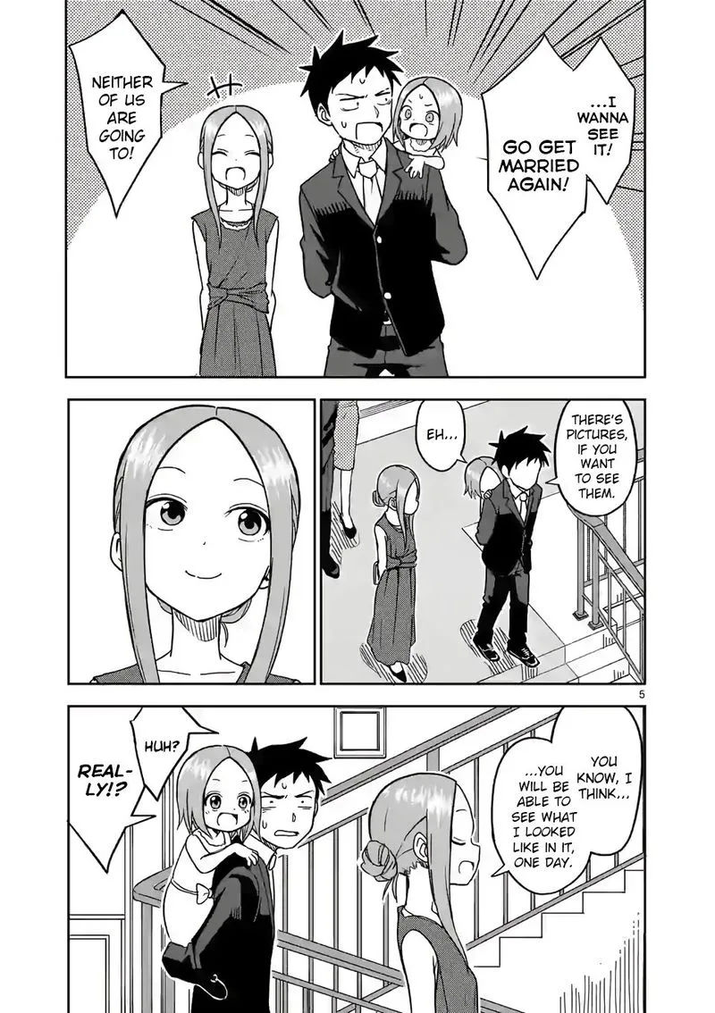 Karakai Jouzu no (Moto) Takagi-san Chapter 140 page 5