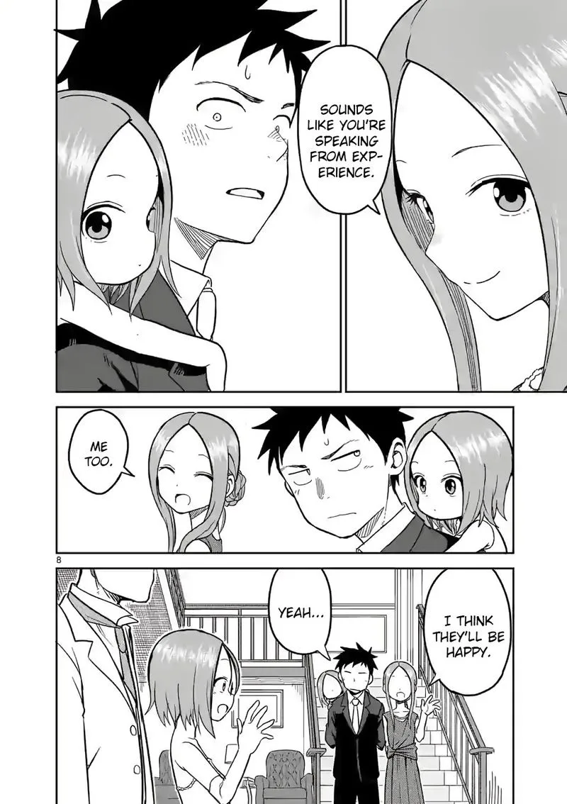 Karakai Jouzu no (Moto) Takagi-san Chapter 140 page 8