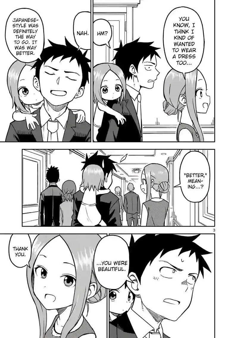 Karakai Jouzu no (Moto) Takagi-san Chapter 140 page 3