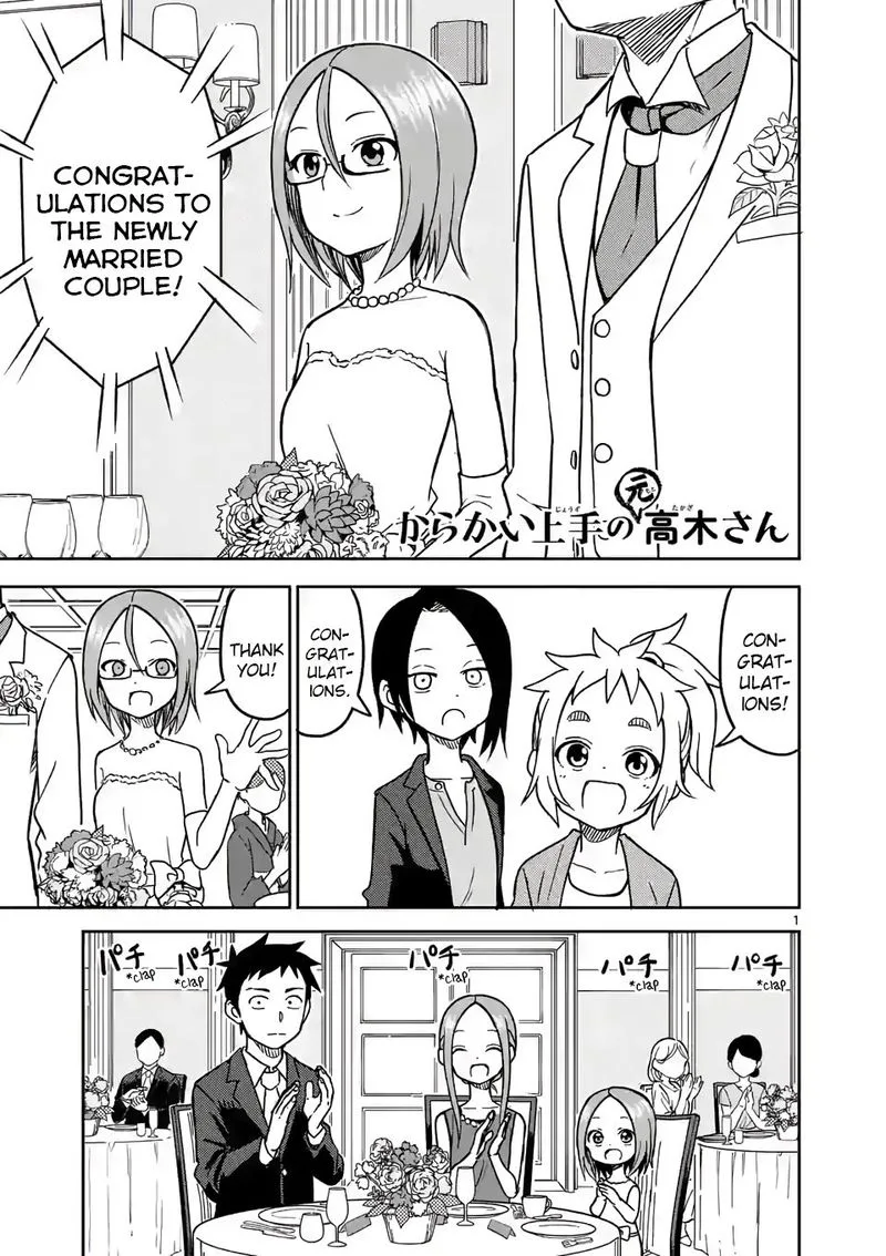 Karakai Jouzu no (Moto) Takagi-san Chapter 140 page 1