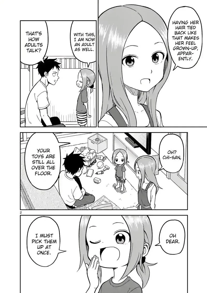 Karakai Jouzu no (Moto) Takagi-san Chapter 142 page 2