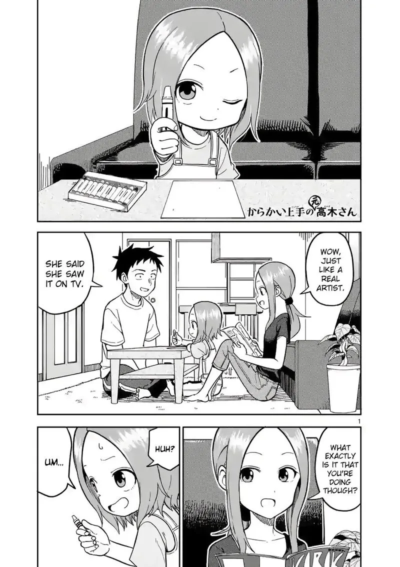 Karakai Jouzu no (Moto) Takagi-san Chapter 143 page 1
