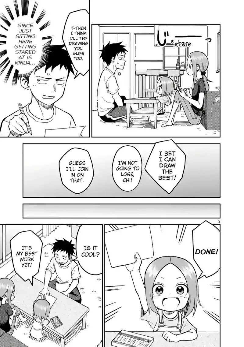 Karakai Jouzu no (Moto) Takagi-san Chapter 143 page 3