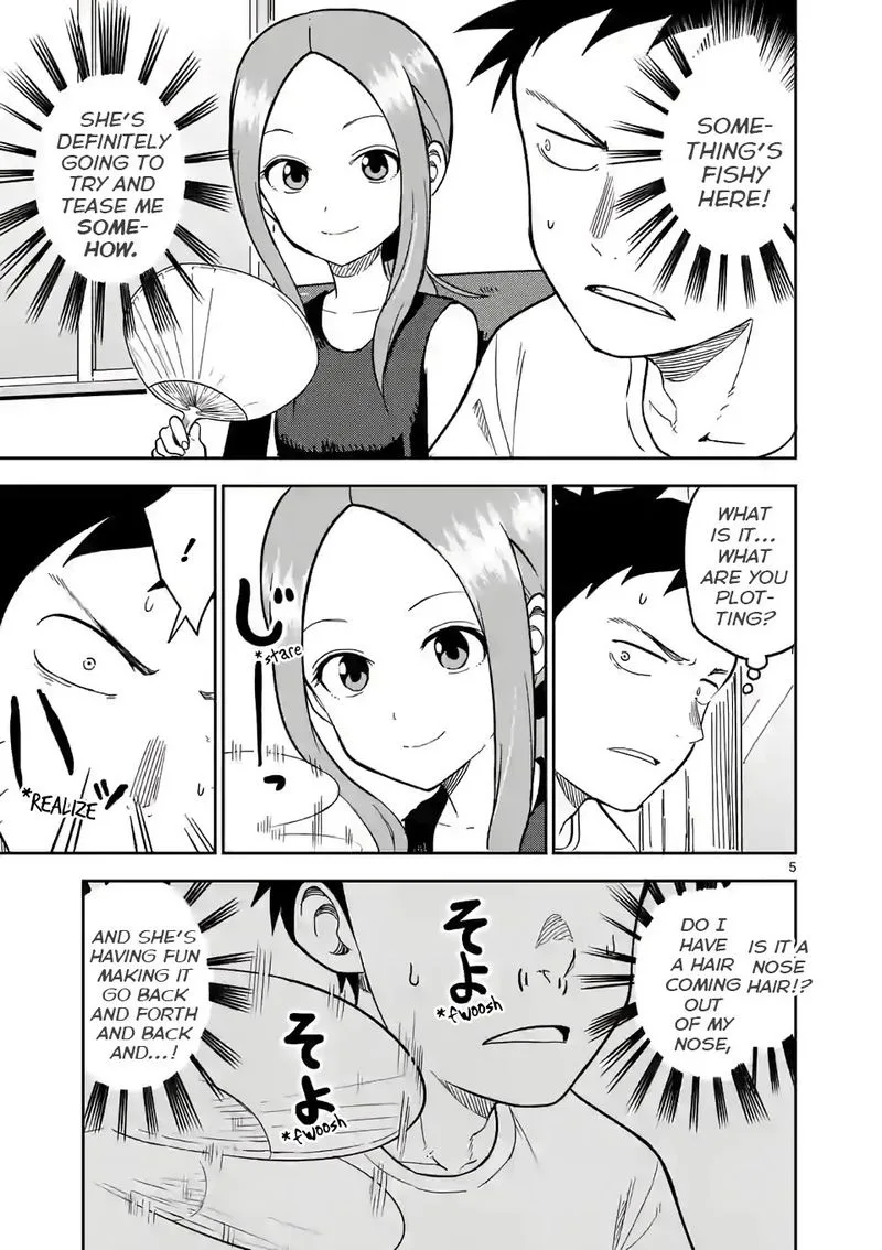 Karakai Jouzu no (Moto) Takagi-san Chapter 144 page 5