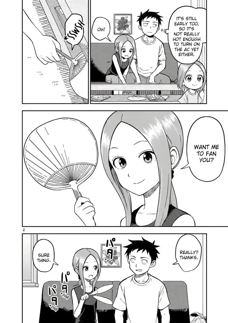 Karakai Jouzu no (Moto) Takagi-san Chapter 144 page 2