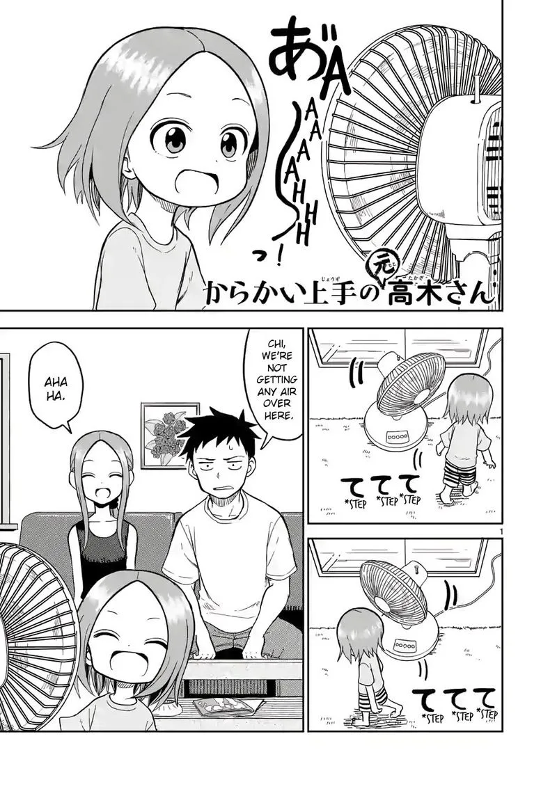 Karakai Jouzu no (Moto) Takagi-san Chapter 144 page 1