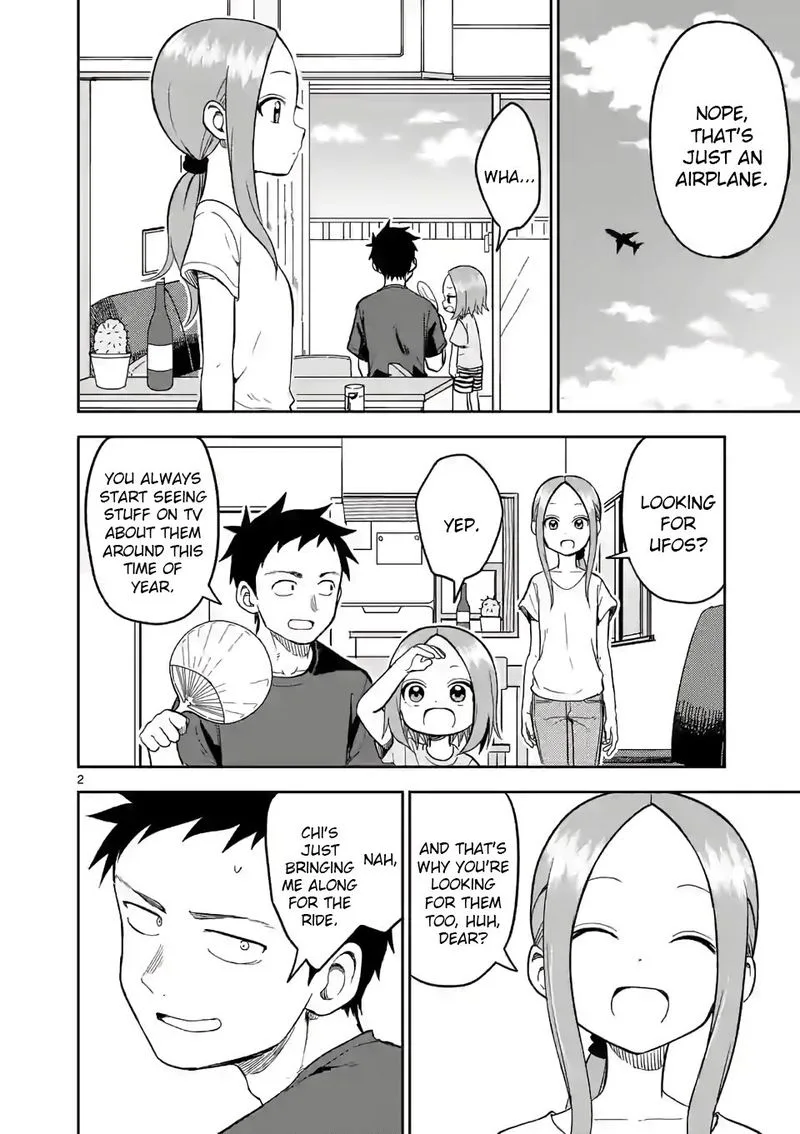 Karakai Jouzu no (Moto) Takagi-san Chapter 145 page 2