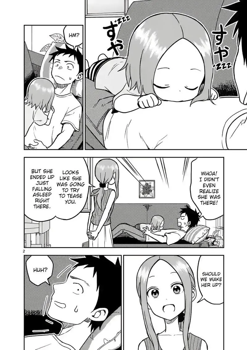Karakai Jouzu no (Moto) Takagi-san Chapter 146 page 2