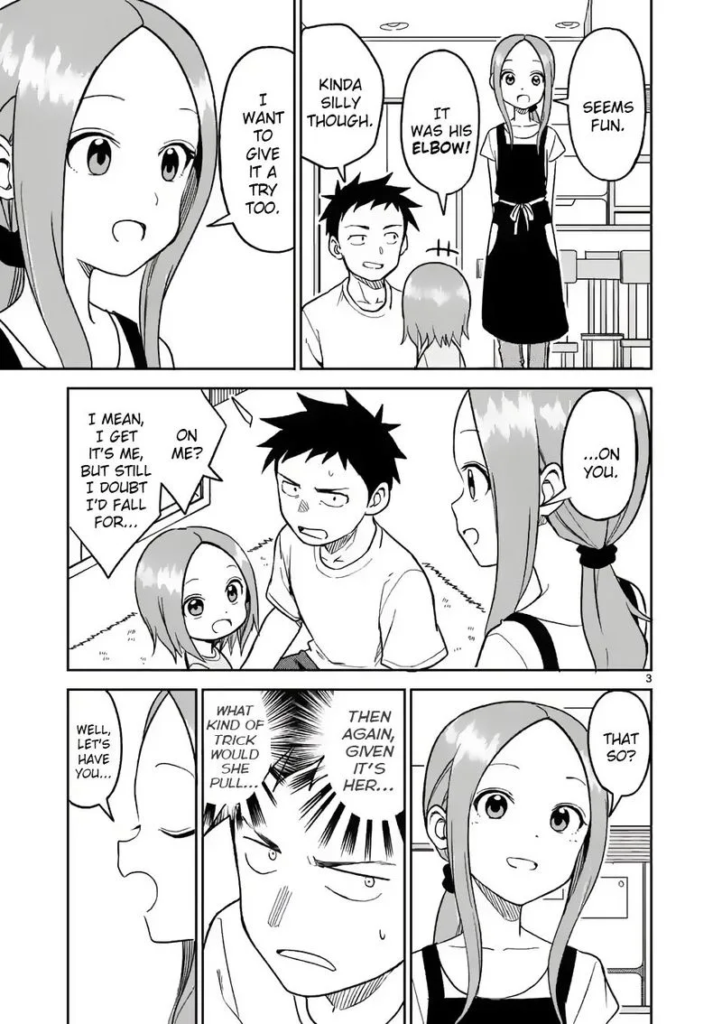 Karakai Jouzu no (Moto) Takagi-san Chapter 149 page 3