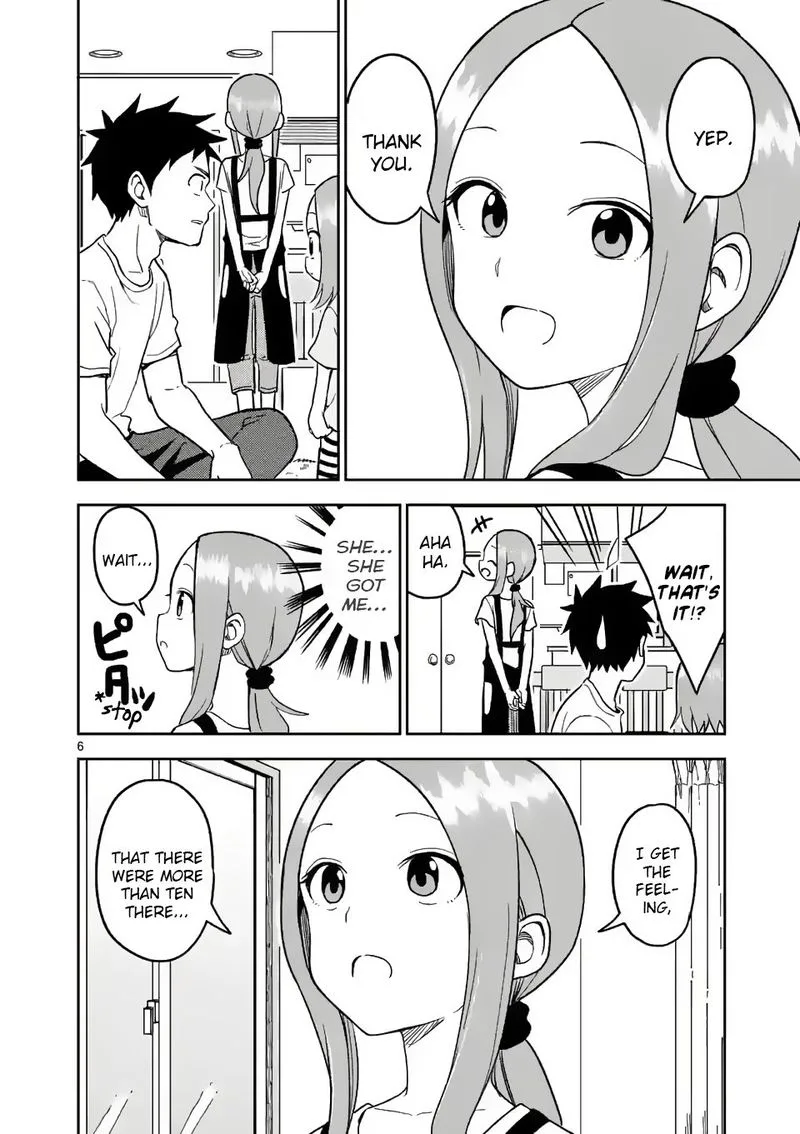 Karakai Jouzu no (Moto) Takagi-san Chapter 149 page 6