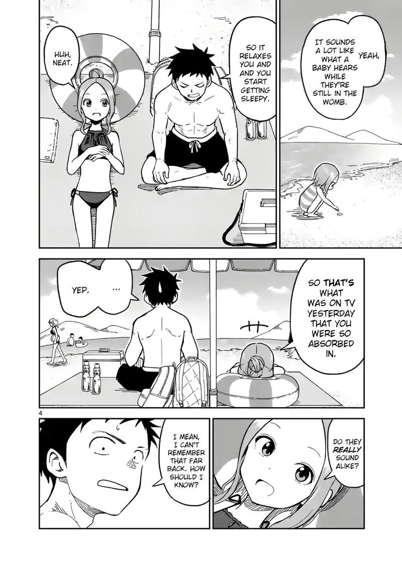 Karakai Jouzu no (Moto) Takagi-san Chapter 150 page 4