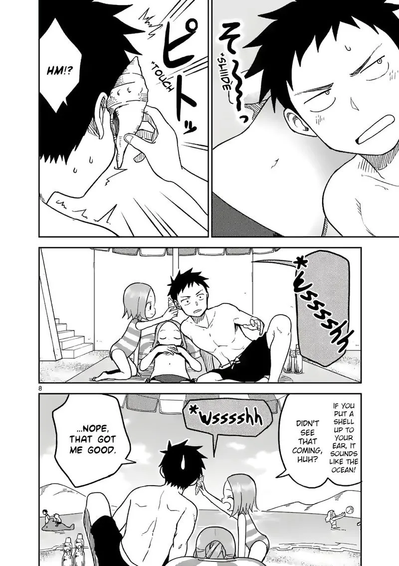Karakai Jouzu no (Moto) Takagi-san Chapter 150 page 8