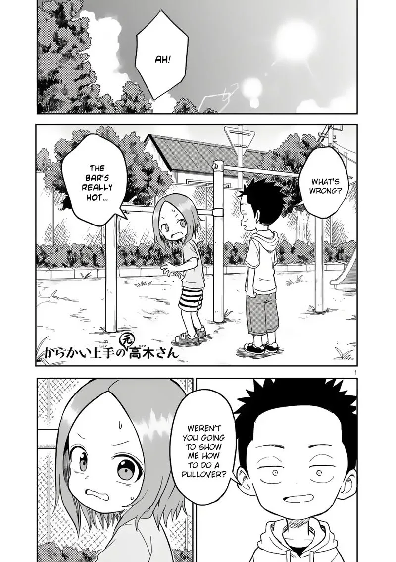 Karakai Jouzu no (Moto) Takagi-san Chapter 154 page 1