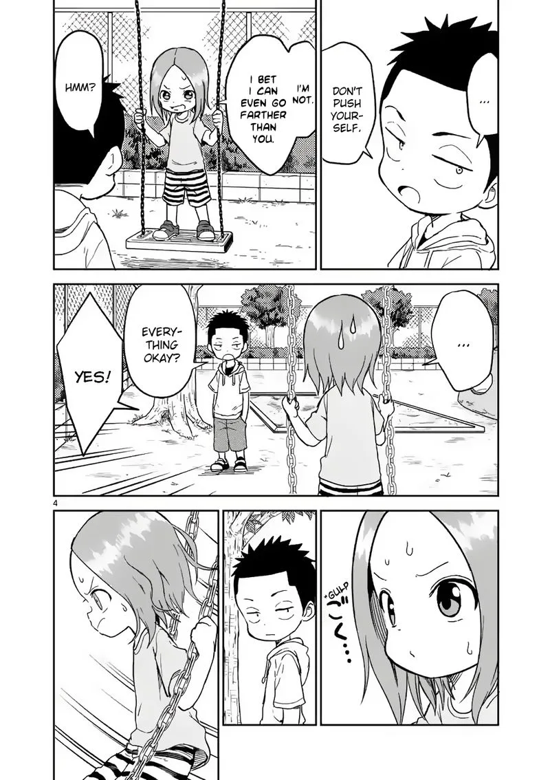 Karakai Jouzu no (Moto) Takagi-san Chapter 154 page 4