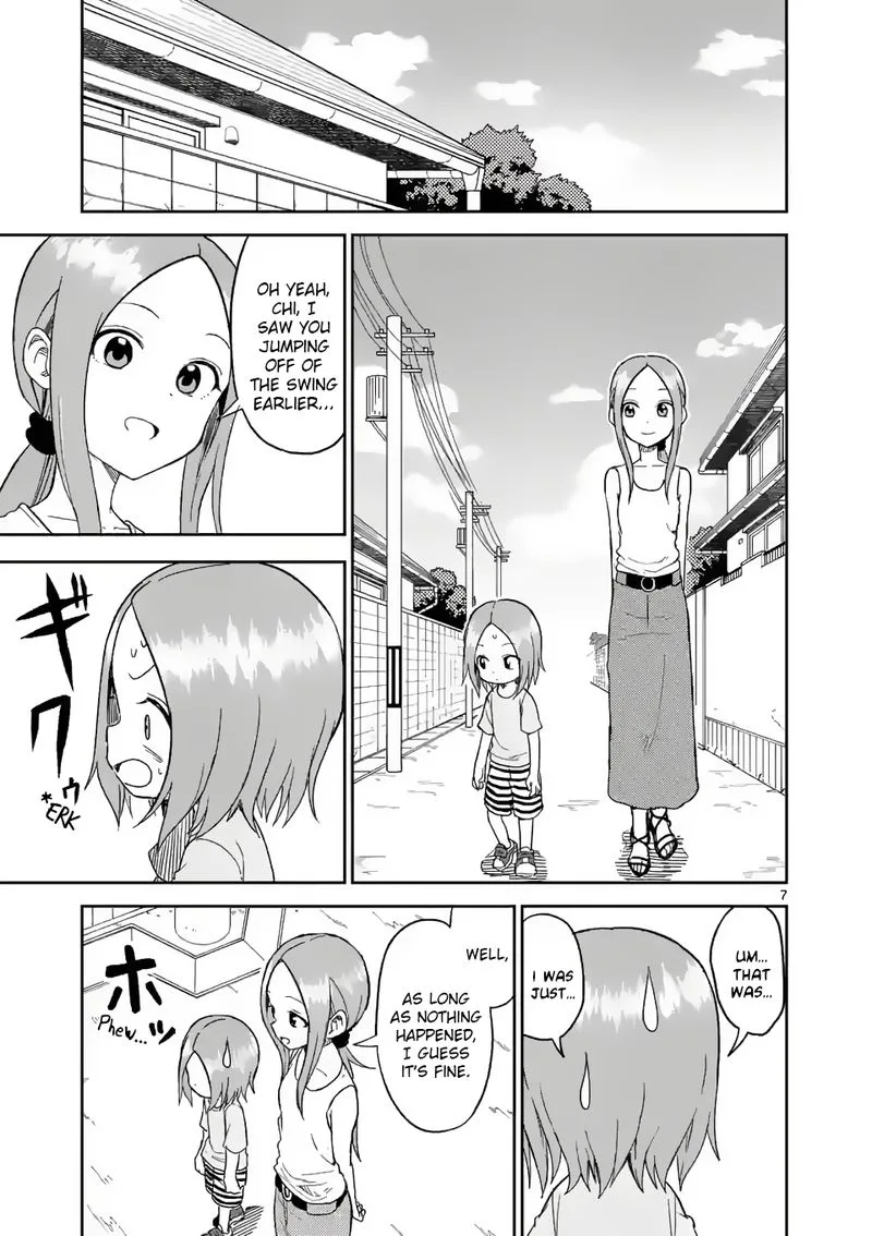 Karakai Jouzu no (Moto) Takagi-san Chapter 154 page 7