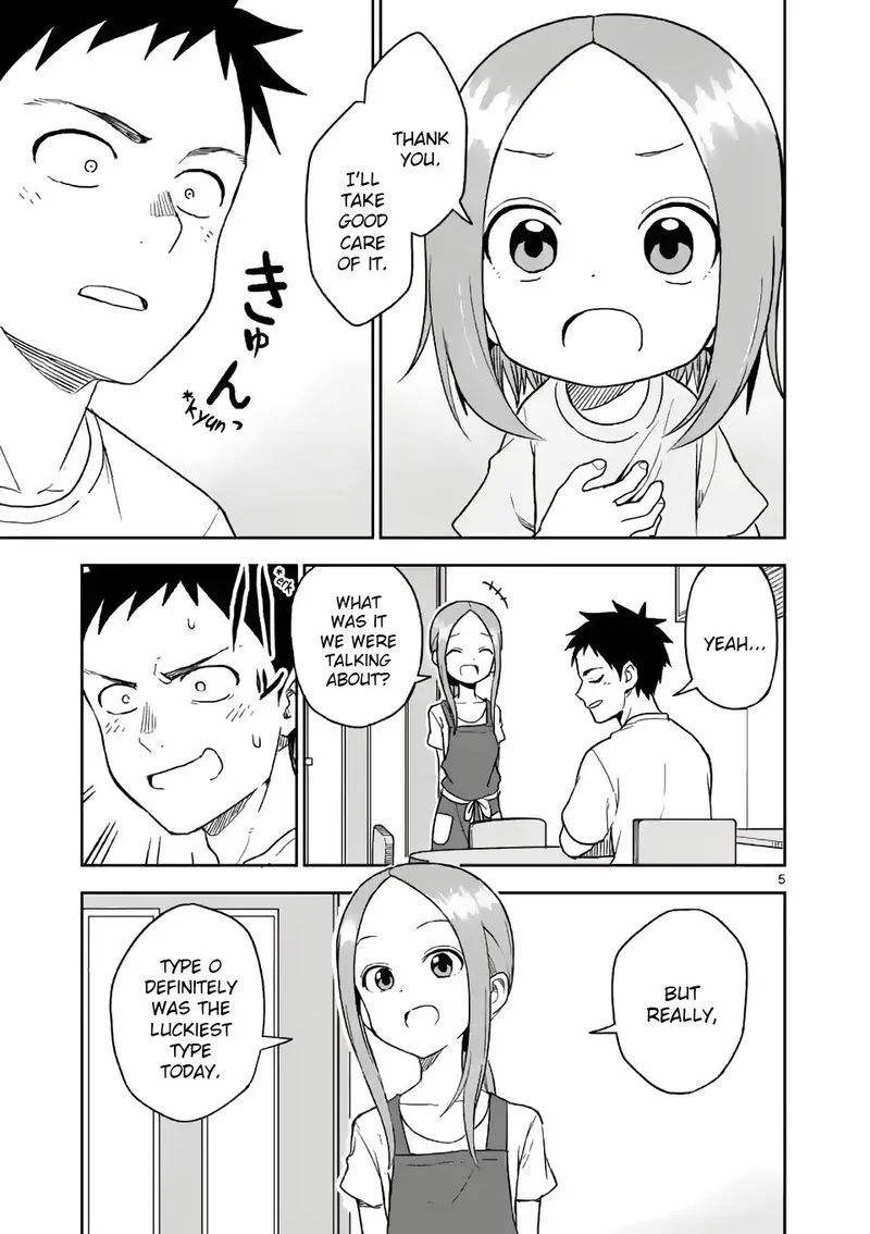 Karakai Jouzu no (Moto) Takagi-san Chapter 155 page 5