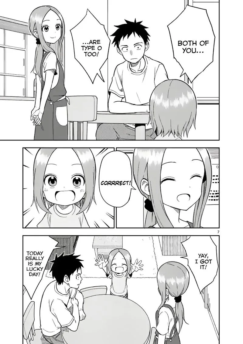 Karakai Jouzu no (Moto) Takagi-san Chapter 155 page 7