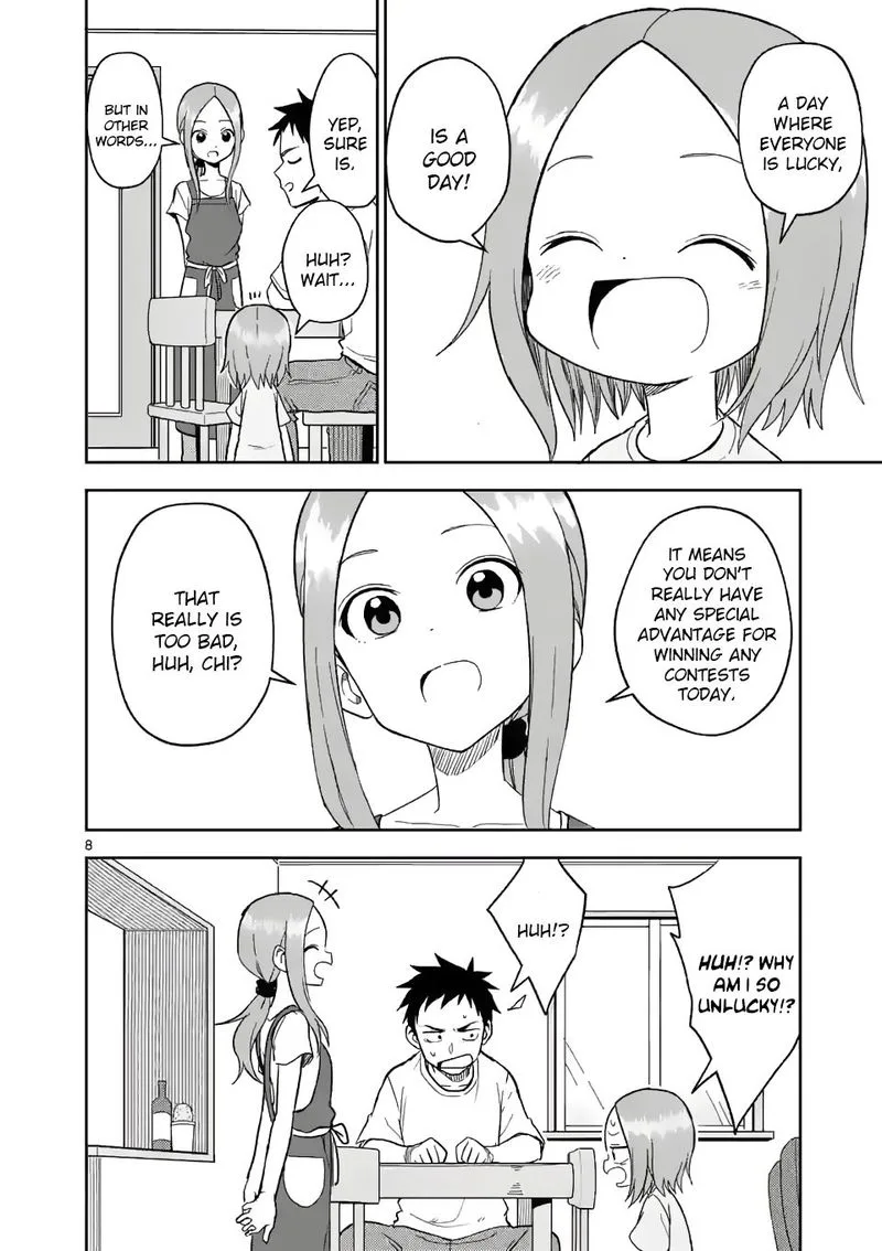 Karakai Jouzu no (Moto) Takagi-san Chapter 155 page 8