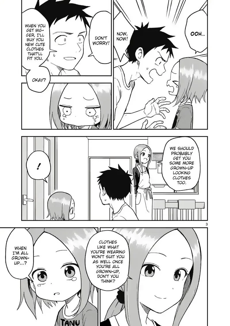 Karakai Jouzu no (Moto) Takagi-san Chapter 156 page 3