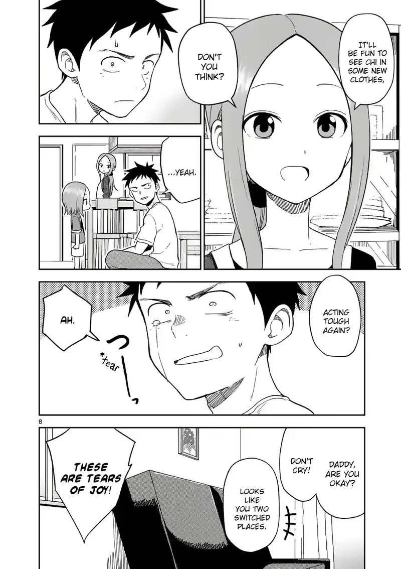 Karakai Jouzu no (Moto) Takagi-san Chapter 156 page 8